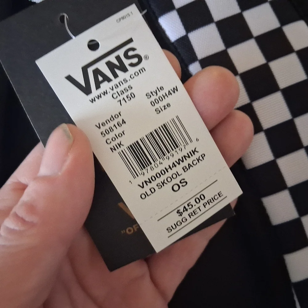 Vans Classic Black Backpack for Men